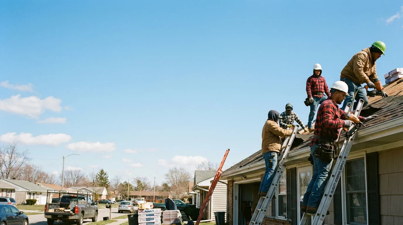 Roofing in Pershing, IN near me